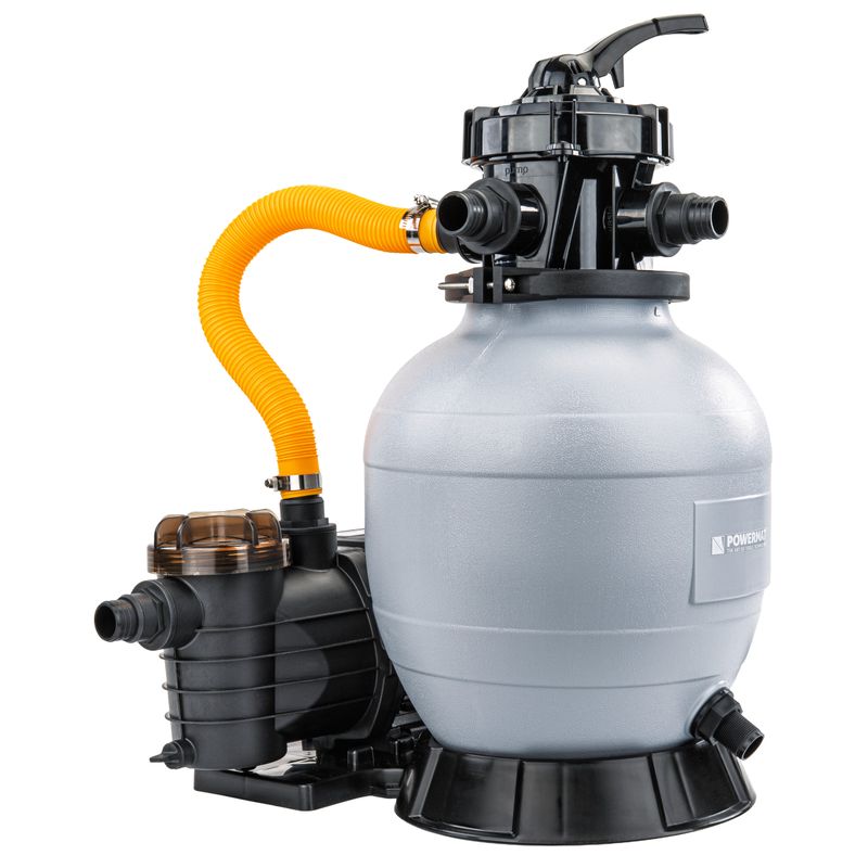 Casa si Gradina - Gradinarit si plante - Instalatii si accesorii pentru irigatii - Pompe apa - Pompa de nisip pentru piscina, Powermat, 250 W, 7 900 l/h, PM‑PPDB‑250J - Infinity.ro