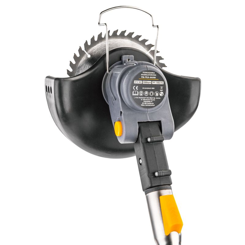 Casa si Gradina - Gradinarit si plante - Utilaje gradina - Coase electrice si motocoase - Trimmer cu acumulator Powermat PM‑PKA‑4AHM, 1000 W, 21 V – 2×4 Ah - Infinity.ro