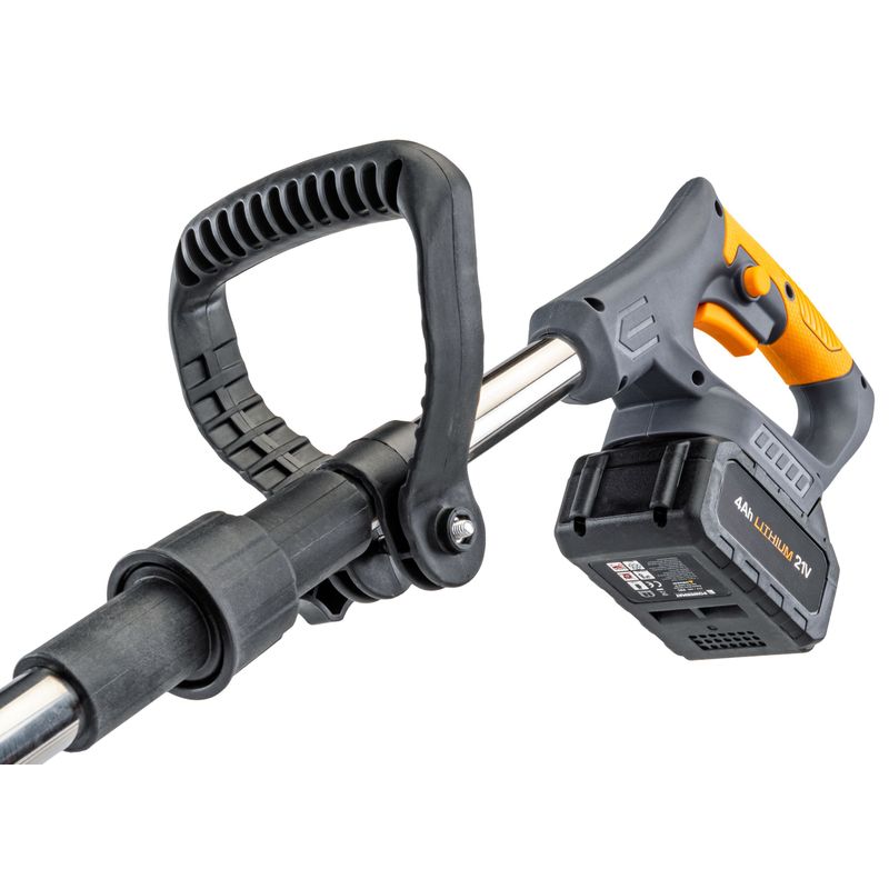 Casa si Gradina - Gradinarit si plante - Utilaje gradina - Coase electrice si motocoase - Trimmer cu acumulator Powermat PM‑PKA‑4AHM, 1000 W, 21 V – 2×4 Ah - Infinity.ro