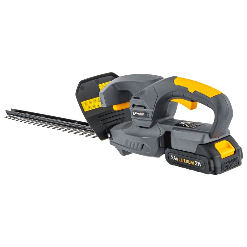 Casa si Gradina - Gradinarit si plante - Utilaje gradina - Coase electrice si motocoase - Foarfeca electrica fara fir Powermat, 21 V, 2×2 Ah, lama 450 mm, PM‑NA‑2AHM - Infinity.ro