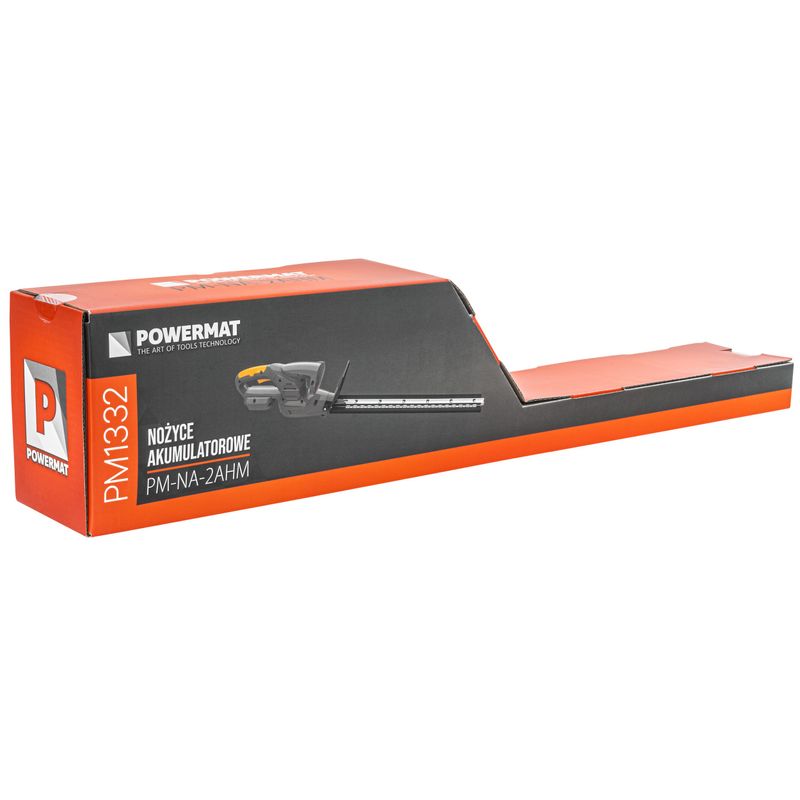 Casa si Gradina - Gradinarit si plante - Utilaje gradina - Coase electrice si motocoase - Foarfeca electrica fara fir Powermat, 21 V, 2×2 Ah, lama 450 mm, PM‑NA‑2AHM - Infinity.ro