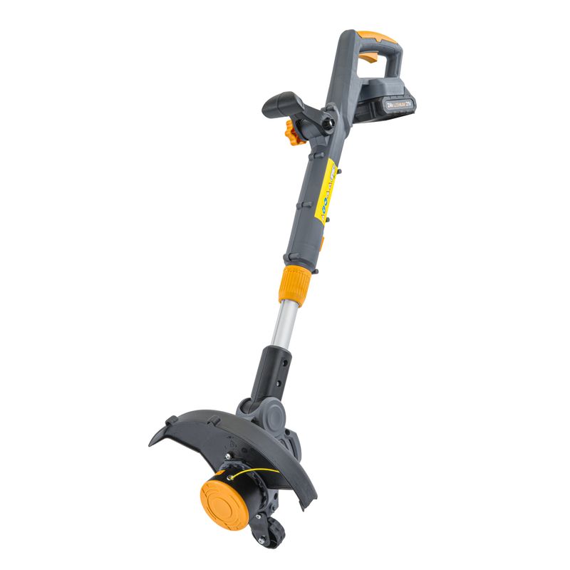 Casa si Gradina - Gradinarit si plante - Utilaje gradina - Coase electrice si motocoase - Trimmer electric cu acumulator Powermat, 21 V, 2×2 Ah, lama 230 mm, PM‑PKA‑2AHM‑PRO - Infinity.ro