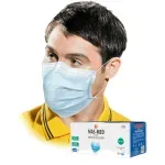 Casa si Gradina - Constructii - Echipamente de lucru - Accesorii echipamente protectia muncii - Set 50 bucati masti faciale, de unica folosinta, 3 straturi, Mas-Med - Infinity.ro