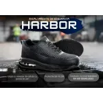 Casa si Gradina - Constructii - Echipamente de lucru - Incaltaminte protectia muncii - Pantofi de lucru usori, Reis, cu bombeu din otel,SB FO SR, BRHARBOR Negru 41 - Infinity.ro