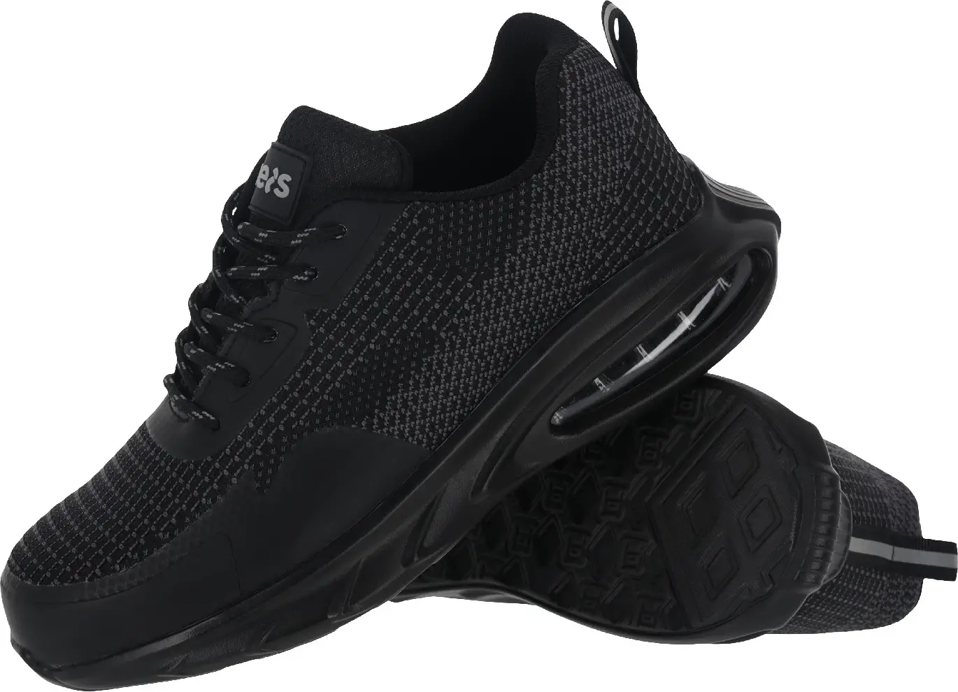 Pantofi de lucru usori, Reis, cu bombeu din otel,SB FO SR, BRHARBOR Negru