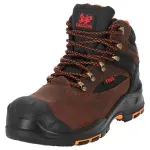 Casa si Gradina - Constructii - Echipamente de lucru - Incaltaminte protectia muncii - Bocanci de lucru S3, Reis, din piele de vaca, bombeu si lamela compozit, HINO 43 Maro - Infinity.ro