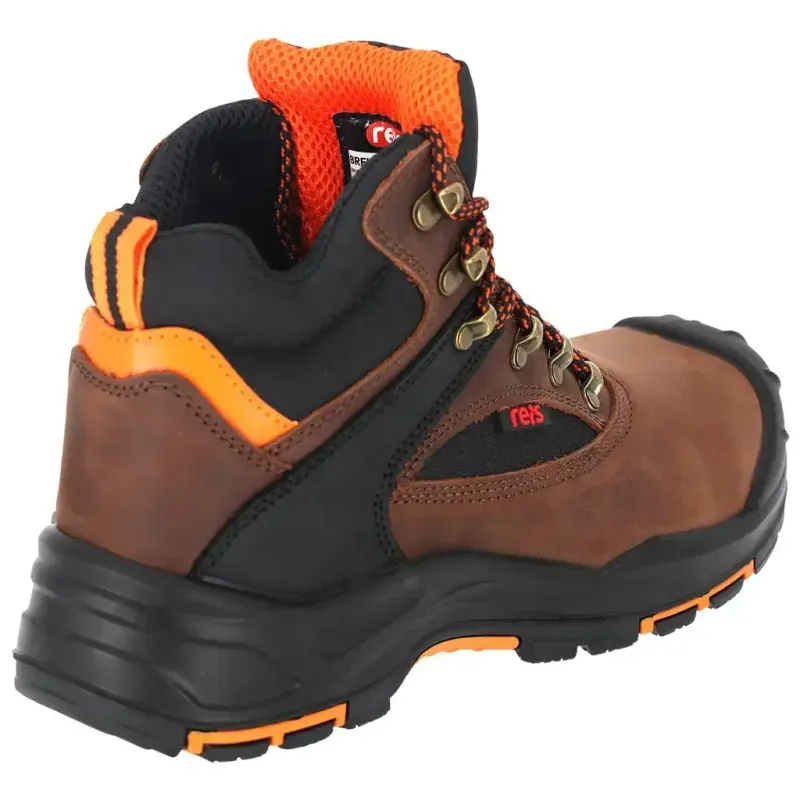 Casa si Gradina - Constructii - Echipamente de lucru - Incaltaminte protectia muncii - Bocanci de lucru S3, Reis, din piele de vaca, bombeu si lamela compozit, HINO 43 Maro - Infinity.ro