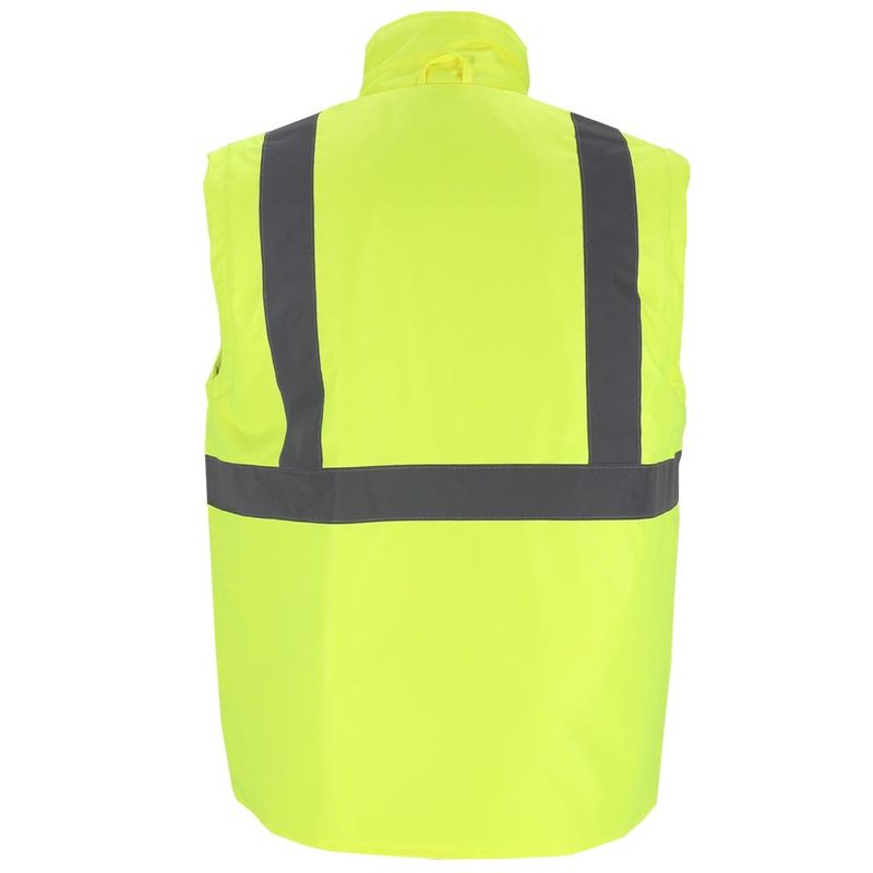 Casa si Gradina - Constructii - Echipamente de lucru - Imbracaminte protectia muncii - Jacheta reflectorizanta de protectie 4 in 1, barbati, Oxford 300D, EN20471, LH-PROSPECT XXXL Galben - Infinity.ro