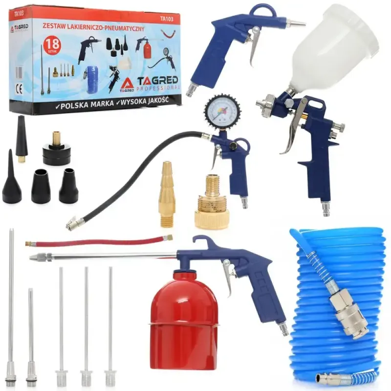 Casa si Gradina - Electrice - Echipamente electrice - Compresoare - Compresor aer 50L cu set inclus 18-in-1, 10 bari, 4.7 CP, TA360+TA103 - Infinity.ro