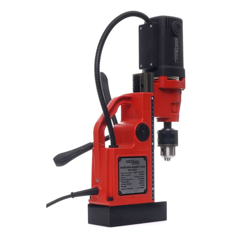 Casa si Gradina - Constructii - Scule electrice si accesorii - Masini de gaurit si insurubat - Masina de gaurit magnetica Kraft&Dele 1800 W, 16 mm, 1300 N, KD1382 - Infinity.ro