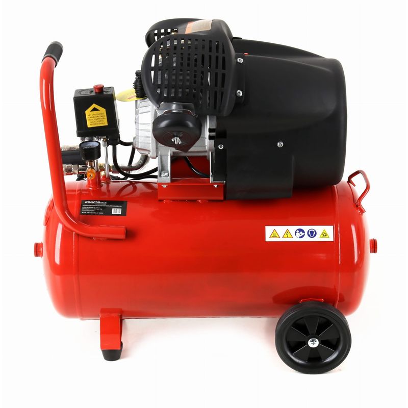 Casa si Gradina - Electrice - Echipamente electrice - Compresoare - Set Compresor de aer cu ulei, 50L, 2 pistoane, set 8 in 1, 3 kw, 530l/min - Infinity.ro