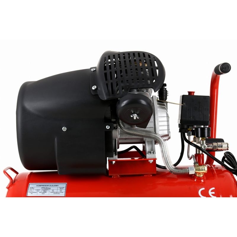 Casa si Gradina - Electrice - Echipamente electrice - Compresoare - Set Compresor de aer cu ulei, 50L, 2 pistoane, set 8 in 1, 3 kw, 530l/min - Infinity.ro