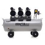 Casa si Gradina - Electrice - Echipamente electrice - Compresoare - Compresor aer 100L fara ulei, Kraft&Dele KD1397, 3x1500W - Infinity.ro
