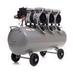 Casa si Gradina - Electrice - Echipamente electrice - Compresoare - Compresor aer 100L fara ulei, Kraft&Dele KD1397, 3x1500W - Infinity.ro