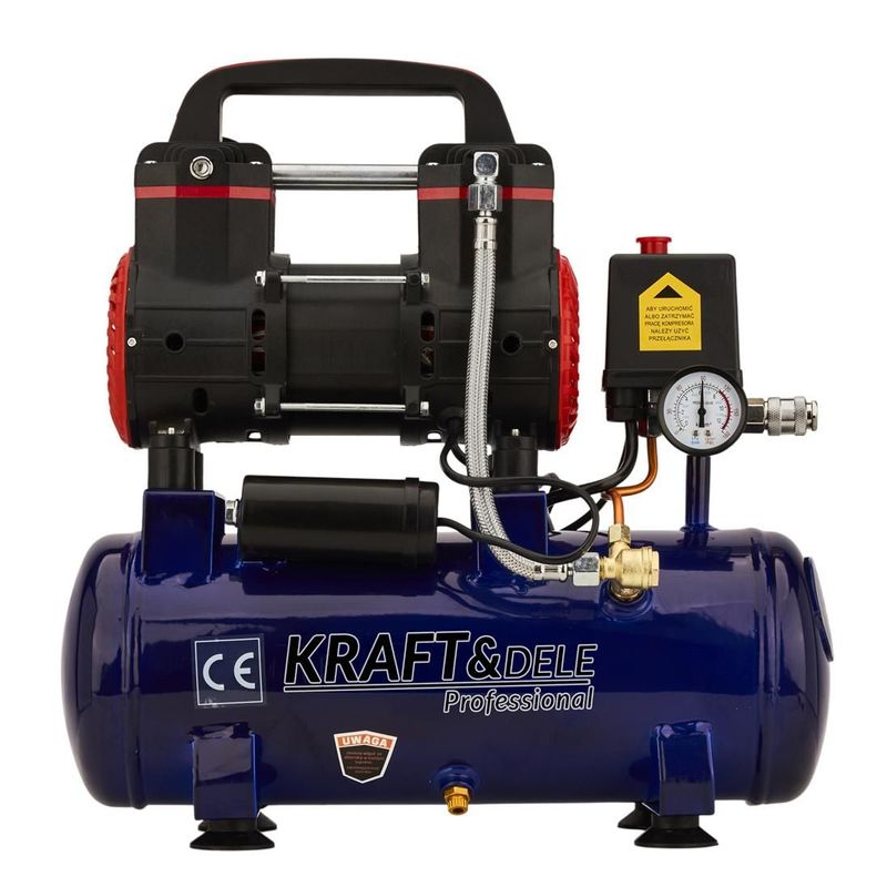 Casa si Gradina - Electrice - Echipamente electrice - Compresoare - Compresor fara ulei 9L 1200W 155L/MIN, Kraft&Dele, KD2127 - Infinity.ro