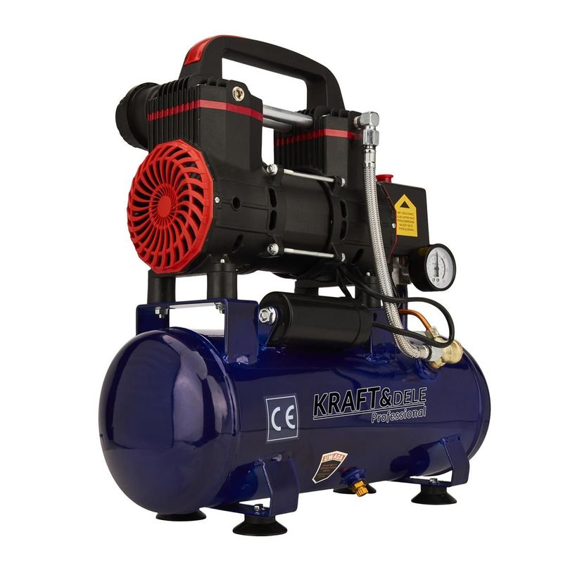 Casa si Gradina - Electrice - Echipamente electrice - Compresoare - Compresor fara ulei 9L 1200W 155L/MIN, Kraft&Dele, KD2127 - Infinity.ro