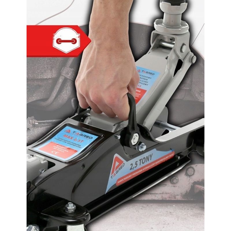Auto si Moto - Reparatii si depanare - Scule auto - Echipamente de ridicare si sprijin - Cric hidraulic 2,5T + suporti auto 3T, set complet - Infinity.ro