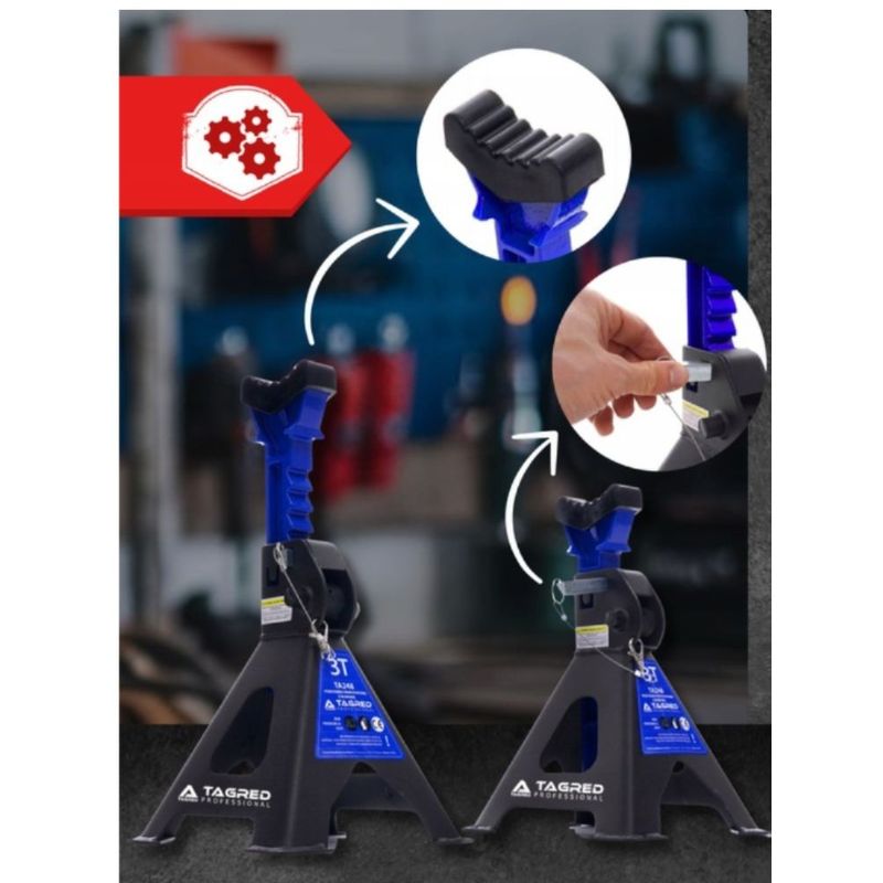 Auto si Moto - Reparatii si depanare - Scule auto - Echipamente de ridicare si sprijin - Cric hidraulic 2,5T + suporti auto 3T, set complet - Infinity.ro