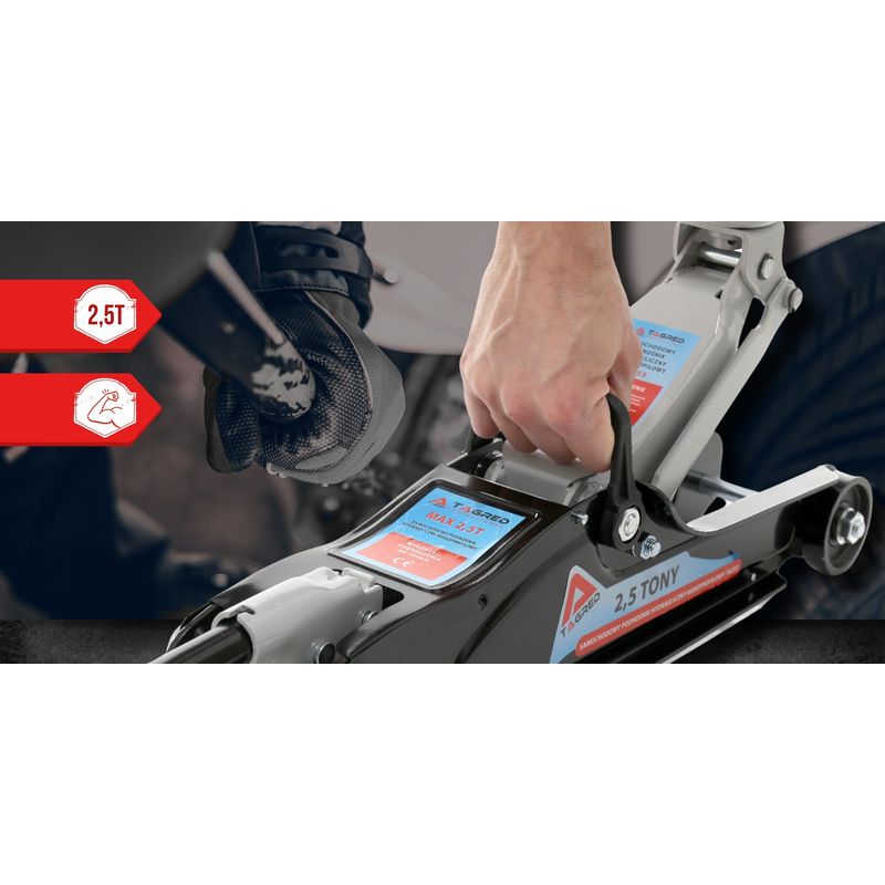 Auto si Moto - Reparatii si depanare - Scule auto - Echipamente de ridicare si sprijin - Cric hidraulic 2,5T + suporti auto 3T, set complet - Infinity.ro