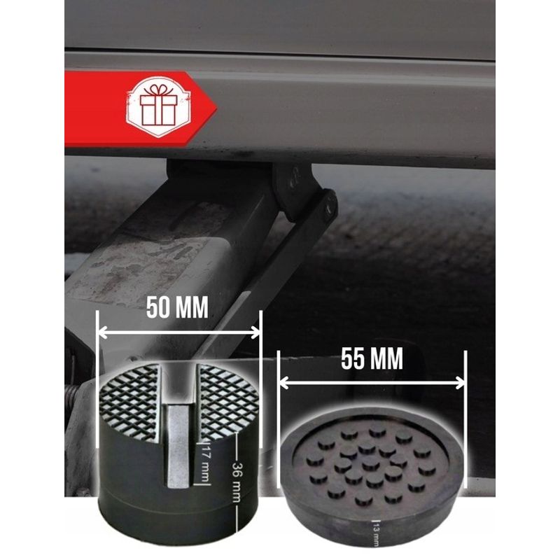 Auto si Moto - Reparatii si depanare - Scule auto - Echipamente de ridicare si sprijin - Cric hidraulic 2,5T + suporti auto 3T, set complet - Infinity.ro