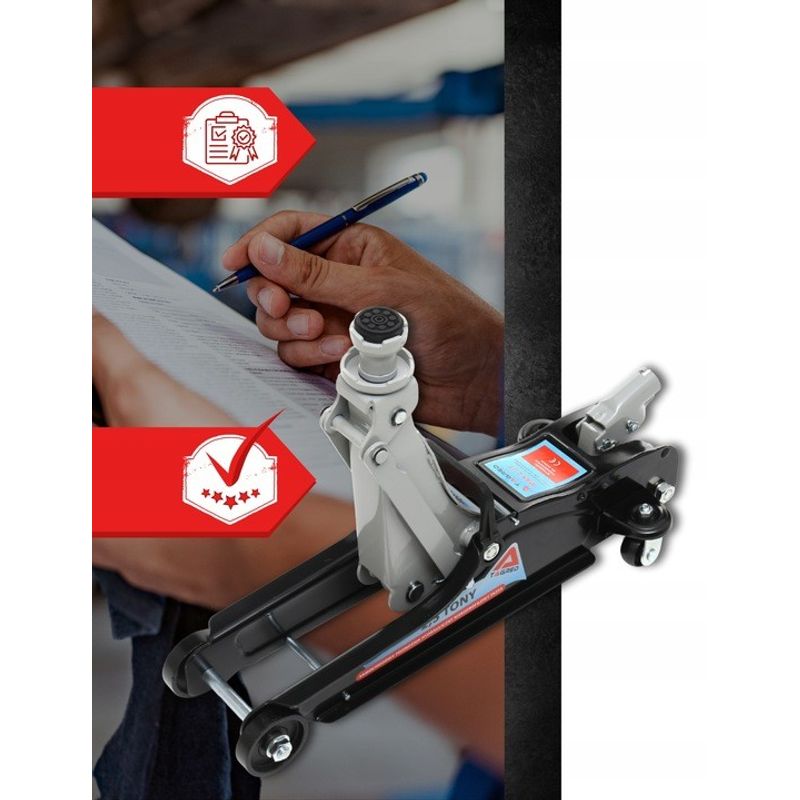 Auto si Moto - Reparatii si depanare - Scule auto - Echipamente de ridicare si sprijin - Cric hidraulic 2,5T + suporti auto 3T, set complet - Infinity.ro