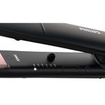 Ingrijire personala si Cosmetice - Aparate & accesorii ingrijire personala - Hair styling - Placi de indreptat parul - Placa de par Philips StraighCare Essential BHS378/00, tehnologie ThermoProtect, placi cu infuzie de cheratina, ioni, Neg - Infinity.ro