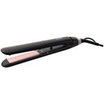 Ingrijire personala si Cosmetice - Aparate & accesorii ingrijire personala - Hair styling - Placi de indreptat parul - Placa de par Philips StraighCare Essential BHS378/00, tehnologie ThermoProtect, placi cu infuzie de cheratina, ioni, Neg - Infinity.ro