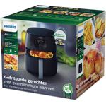 Electronice si Electrocasnice - Electrocasnice bucatarie - Aparate de gatit & desert - Friteuze - Friteuza cu aer cald Philips Airfryer XXL HD9650/90, capacitate 7.3 L, tehnologie Twin TurboStar, Tehnologie Rapid Air, - Infinity.ro