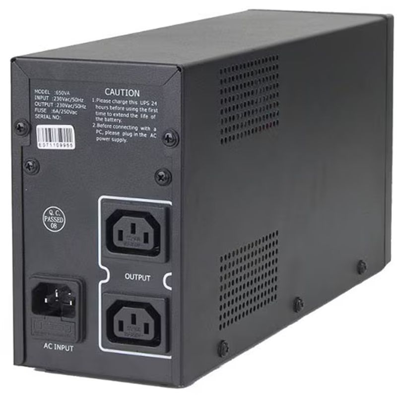 Casa si Gradina - Electrice - Accesorii electrice - Stabilizatoare tensiune si ups - UPS Gembird UPS-PC-652A, 650VA - Infinity.ro