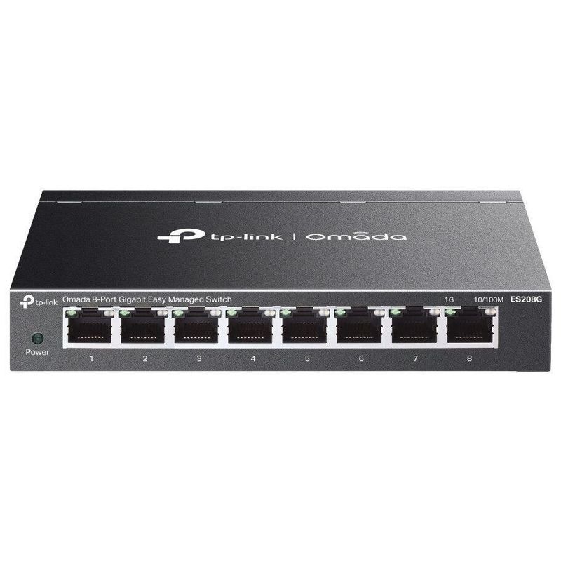 PC, gaming si accesorii - Retelistica - Switch-uri - Switch-uri cu management - Switch TP-Link ES208G Omada 8-Port Gigabit, 4-Port PoE+, 8xLAN, 10/100/1000 Mbps, 65W - Infinity.ro