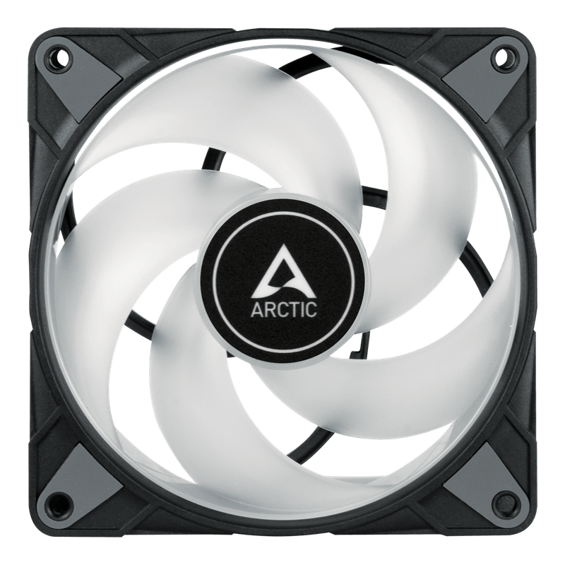 PC, gaming si accesorii - Componente PC - Coolere si Ventilatoare PC - Ventilatoare PC - Ventilator Arctic P12 PWM PST RGB 0dBT, 120mm, kit - Infinity.ro