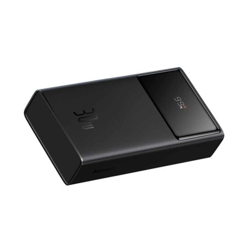 Laptop, Telefoane si Tablete - Telefoane mobile si accesorii - Accesorii Telefoane - Baterii externe - Power bank Baseus Star-Lord Digital, display, capacitate 10000mAh, 30W, 2 x USB, 1 x USB Type-C, total 5V/3A, negru - Infinity.ro