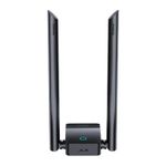 PC, gaming si accesorii - Retelistica - Wireless - Adaptoare wireless - Adaptor WiFi Baseus FastJoy, 1300 Mbps, Conector USB, Negru - Infinity.ro