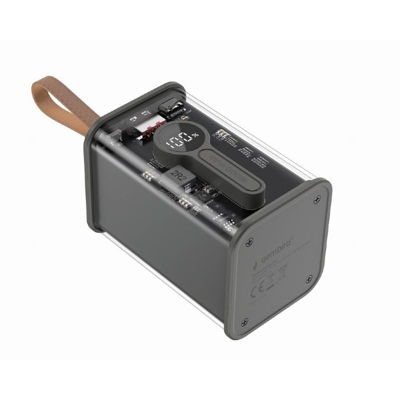 Laptop, Telefoane si Tablete - Telefoane mobile si accesorii - Accesorii Telefoane - Baterii externe - Powerbank, Gembird, 5V, 3A, 18000 mAh, USB, 360 g, Negru - Infinity.ro