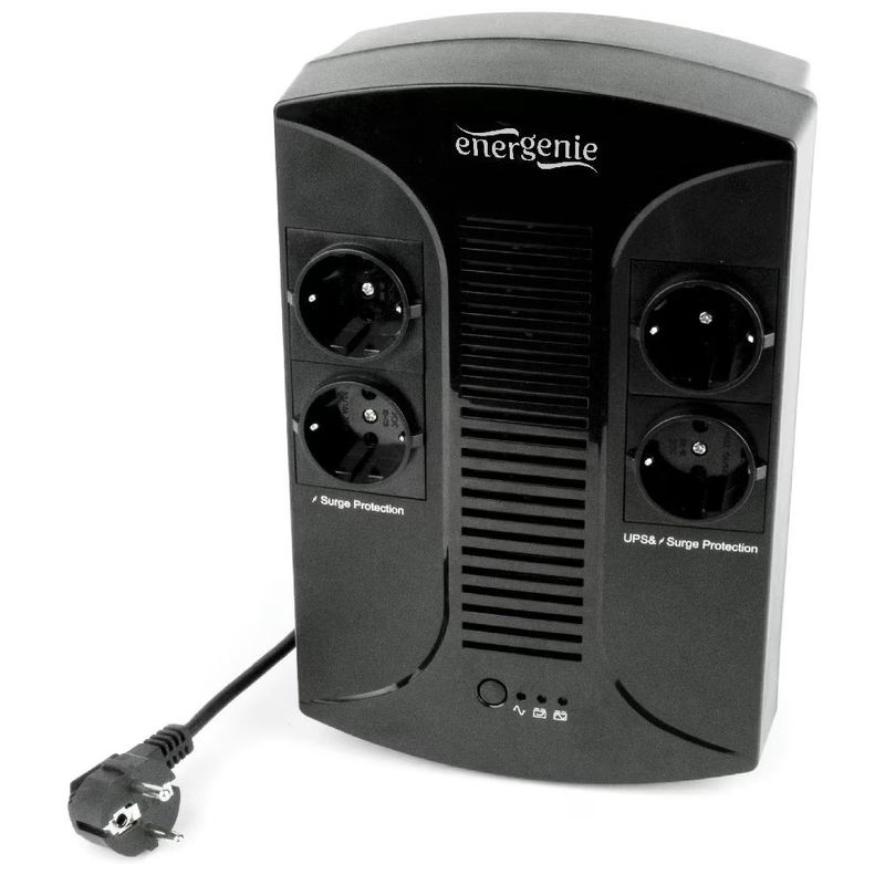 Casa si Gradina - Electrice - Accesorii electrice - Stabilizatoare tensiune si ups - UPS Gembird EG-UPS-001, 650VA, 4 x Schuko - Infinity.ro