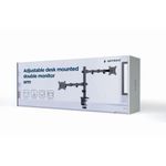 PC, gaming si accesorii - Desktop PC & monitoare - Accesorii monitoare - Suport monitor dublu, GEMBIRD, 17''-32'', Negru - Infinity.ro