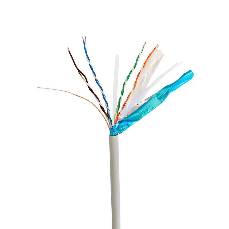 PC, gaming si accesorii - Retelistica - Cabluri si accesorii - Cablu ecranat solid de instalare retea, Gembird, FTP cat6 CCA, 305m, gri - Infinity.ro