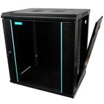 PC, gaming si accesorii - Servere - Cabinete metalice - Rack cabinet de perete SPCW-12U-450-BK-03, 19inch, 12U, 600x450, Negru - Infinity.ro