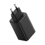 Laptop, Telefoane si Tablete - Telefoane mobile si accesorii - Accesorii Telefoane - Incarcatoare telefoane - Incarcator retea Baseus GaN6 Pro, 65W, 2x USB si 2x USB-C, Fast Charge, Cablu USB-C la USB-C inclus, Negru - Infinity.ro