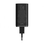 Laptop, Telefoane si Tablete - Telefoane mobile si accesorii - Accesorii Telefoane - Incarcatoare telefoane - Incarcator retea Baseus GaN6 Pro, 65W, 2x USB si 2x USB-C, Fast Charge, Cablu USB-C la USB-C inclus, Negru - Infinity.ro