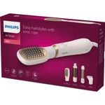 Ingrijire personala si Cosmetice - Aparate & accesorii ingrijire personala - Hair styling - Perii de par electrice - Perie cu aer cald Philips Seria 3000 BHA310/00, 800W, tehnologie cu ioni, 4 accesorii, diametru perie 38mm, setare tempe - Infinity.ro
