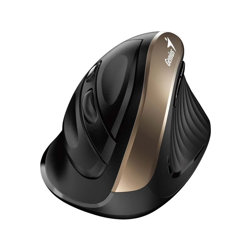 PC, gaming si accesorii - Periferice PC - Mouse - Mouse Ergo „NX-8250S”, PC sau NB, wireless, 2.4GHz, optic, 1600 dpi, butoane/scroll 5/1, auriu - Infinity.ro