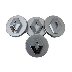Set 4 Capace Janta Aliaj RENAULT 51MM Interior - 57MM Exterior GRI