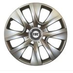 Auto si Moto - Anvelope si jante - Accesorii roti - Capace roti - Set 4 Capace Roti R15, Potrivite Jantelor de 15 inch, Pentru Fiat, Model 334 - Infinity.ro