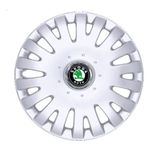 Auto si Moto - Anvelope si jante - Accesorii roti - Capace roti - Set 4 Capace Roti 14 inch (R14), Compatibile Cu Skoda, Model 211 - Infinity.ro
