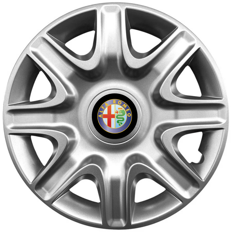 Auto si Moto - Anvelope si jante - Accesorii roti - Capace roti - Set 4 Capace Roti 15 inchi (r15) Model 332, Compatibile Cu Alfa Romeo - Infinity.ro