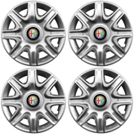 Auto si Moto - Anvelope si jante - Accesorii roti - Capace roti - Set 4 Capace Roti 15 inchi (r15) Model 332, Compatibile Cu Alfa Romeo - Infinity.ro