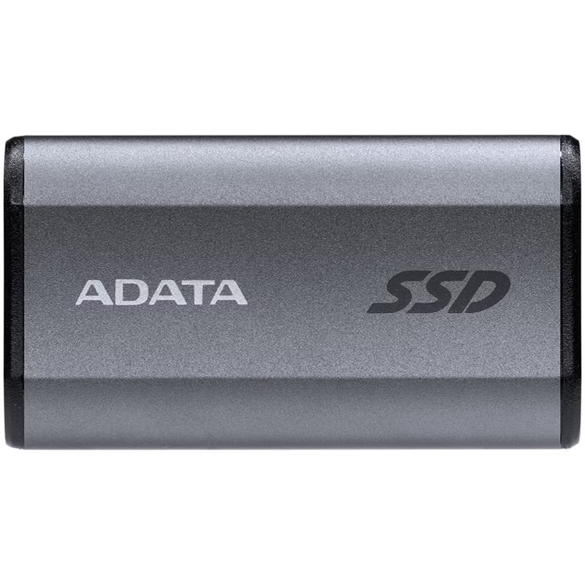 SSD extern ADATA SE880 RGB, 500GB, USB 3.2 Gen2 x2 Type-C, gri