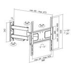 TV, Audio-Video si Foto - Accesorii TV si audio - Suporturi TV - Suport pentru televizor , LogiLink , 32”/55” 50 kg , negru - Infinity.ro