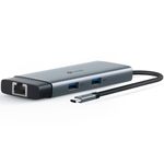 PC, gaming si accesorii - Retelistica - Hub-uri - Hub USB Type-C TP-Link UH6120C, 6-in-1 , 1 x HDMI, 1 x RJ45, 2 x USB 3.0, 2 x USB-C, carcasa aluminiu - Infinity.ro